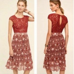 Anthro/Plenty by Tracy Reese Luella Pleat Midi